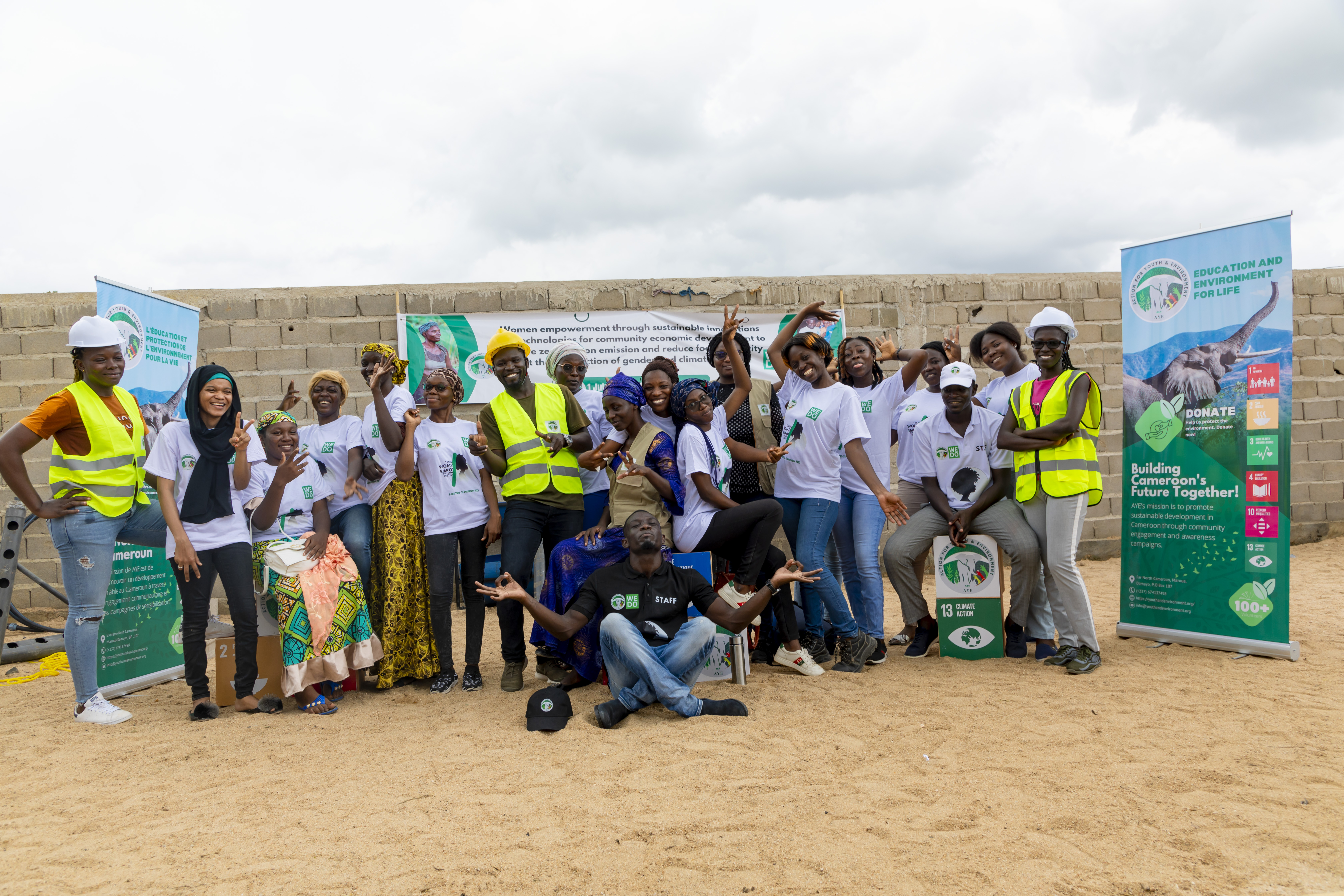 AYE–Data4Her team in the field